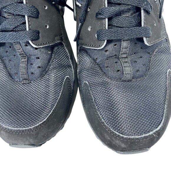 Nike Air Huarache Shoes Mens Size 10.5 Black Running Sneakers 318429-025 - Picture 11 of 16